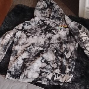 Men's Medium Arsenic Skull Tie-dyed Hoodie Shrioms Streetwear